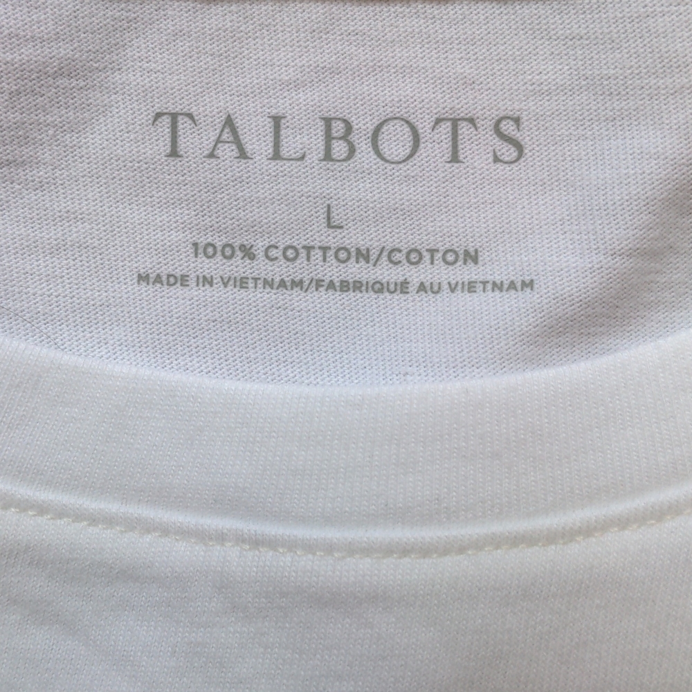 Talbots high-low tee with charming flag graphic - NWT - Picture 4 of 7